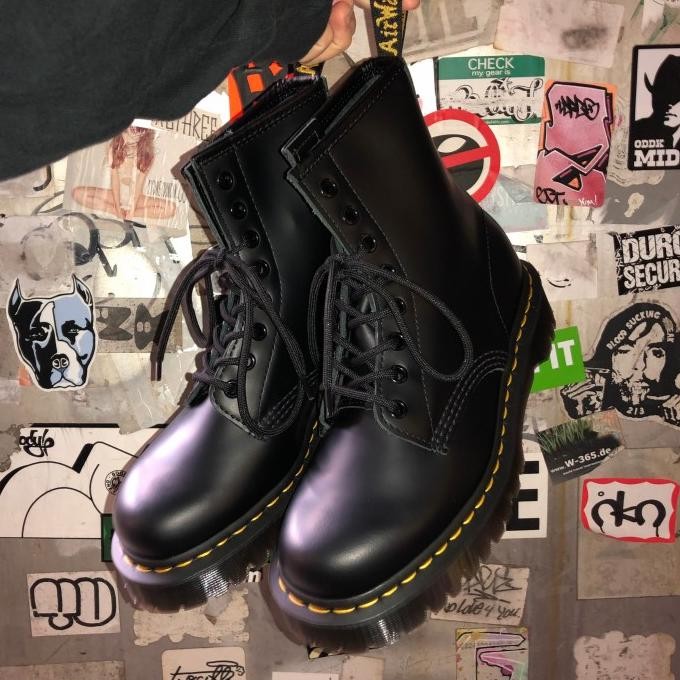 Sepatu Dr. Martens 1460 BEX Black Smooth Terlaris