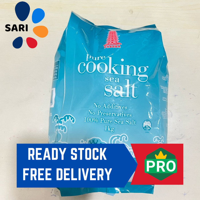 

Garam Laut Pagoda Pure Cooking Sea Salt 1kg