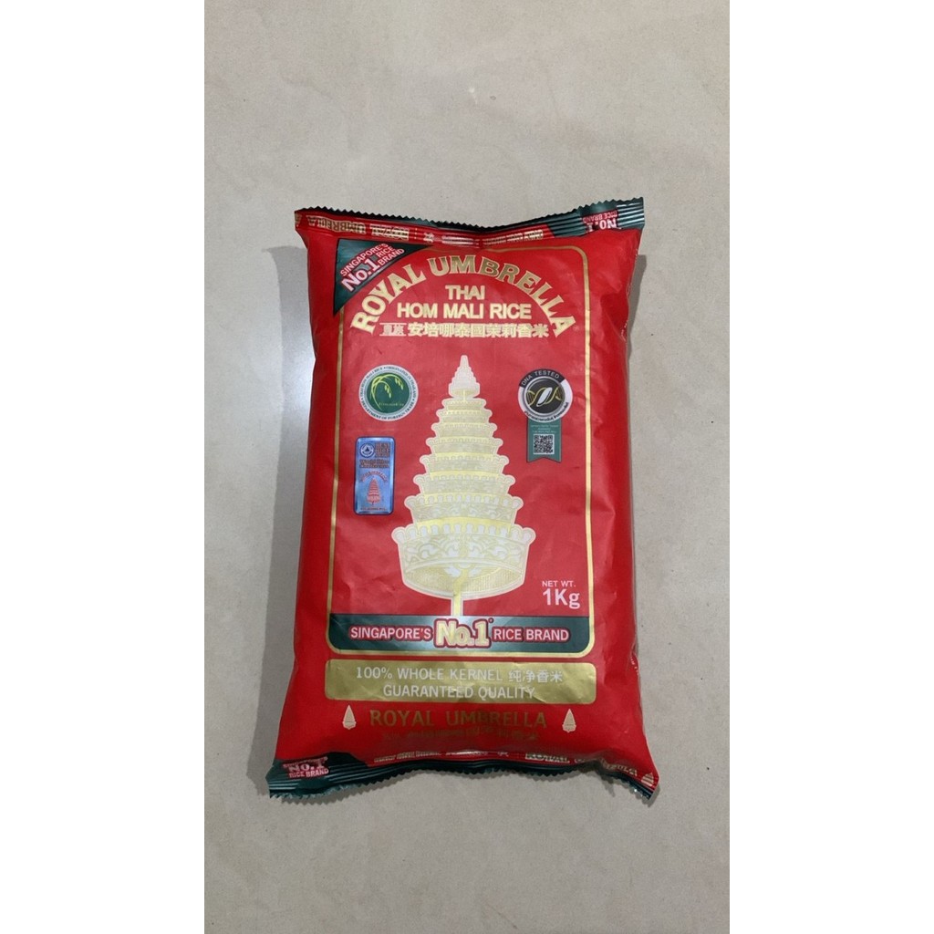 

Royal Umbrella Thai Hom Mali Rice 1kg READY