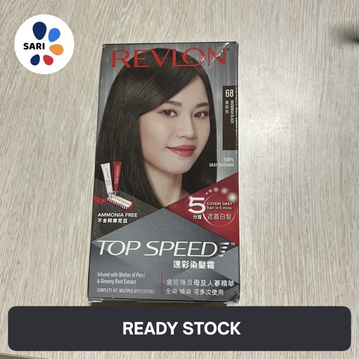 

Revlon Top Speed Hair Color - 68 Brownish Black