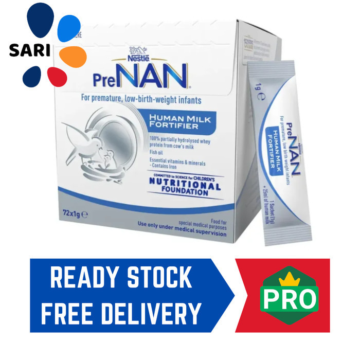 

Nestle NAN Human Milk Fortifier 72G (For Premature Low Birth Weight Infants)