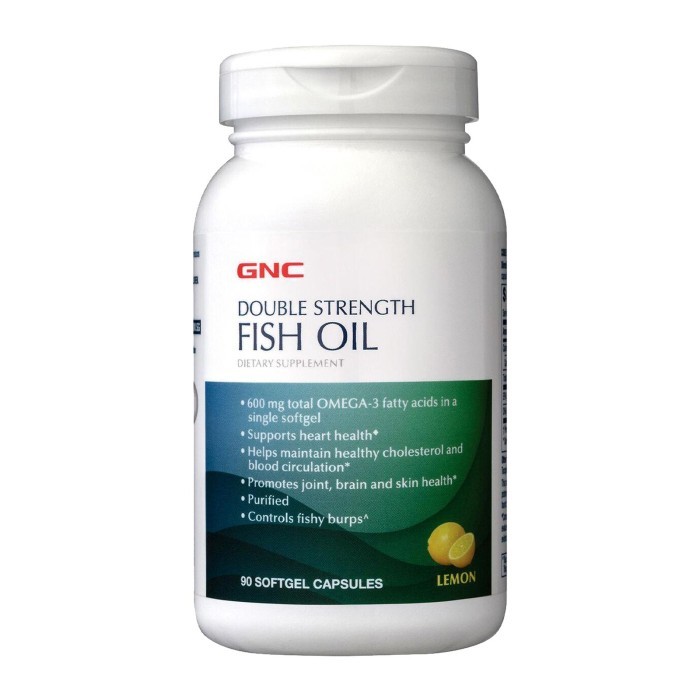

GNC Double Strength Fish Oil (90 Softgels) - Lemon Flavor 90 per pack