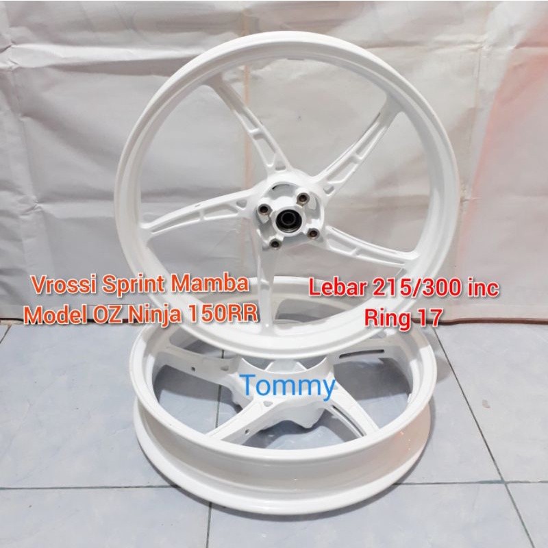 Velg Ninja 150 RR R SS Vrossi Rossi sprint mamba model oz Kawasaki 150RR