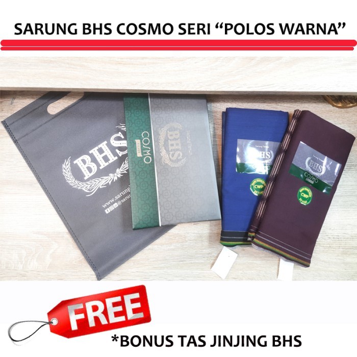Sarung BHS Polos Pilih Warna Original (ASLI) Bukan Afkir