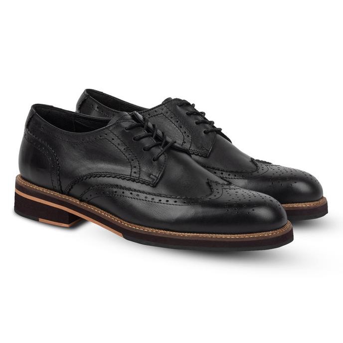 Blake Brouges Black / Sepatu Formal / Sepatu Nappa Milano