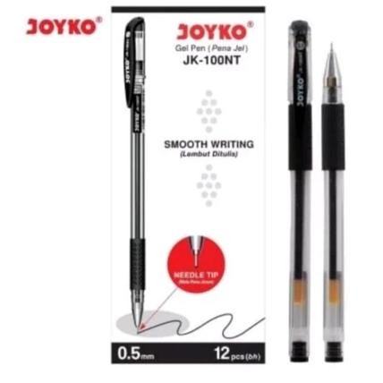 

Sale (12Pcs) Pulpen Gel Joyko Jk-100Nt/Bolpoin Joyko Jk-100Nt/ Pulpen Joyko