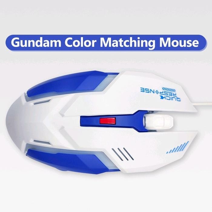 HARGA DISC - [ COD ] Paket Keyboard Gaming Mouse Gundam Anime Keyboard Gaming Mechanical Gundam