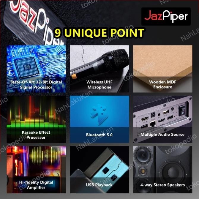 jazpiper family karaoke sound bar, android tv, streaming tv, ALL IN 1 TK