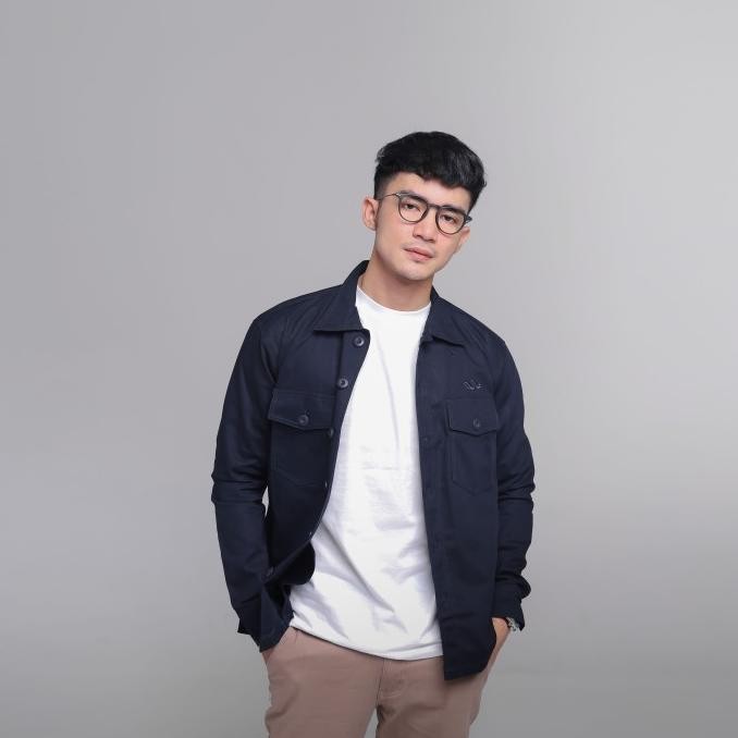 iNeat Zaku Navy Trucker Jacket Outerwear Jaket
