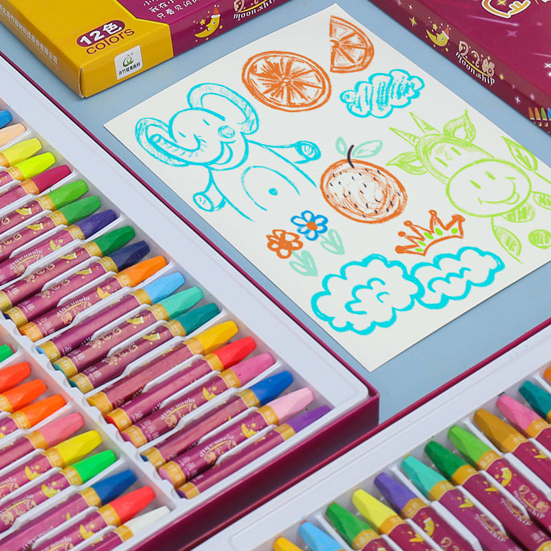 

Non-toxic Oil Pastels for Art Students, No Mess on Hands, Heavy Color Oil Pastels Set