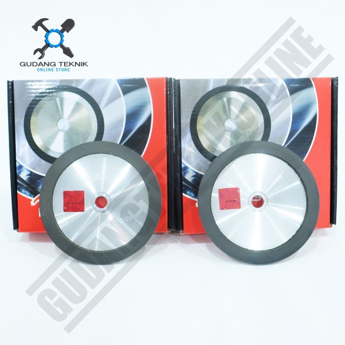 Diamond Wheel Asah 5" Bull Grit 240 400 Tebal / Mata Batu Gerinda Asah