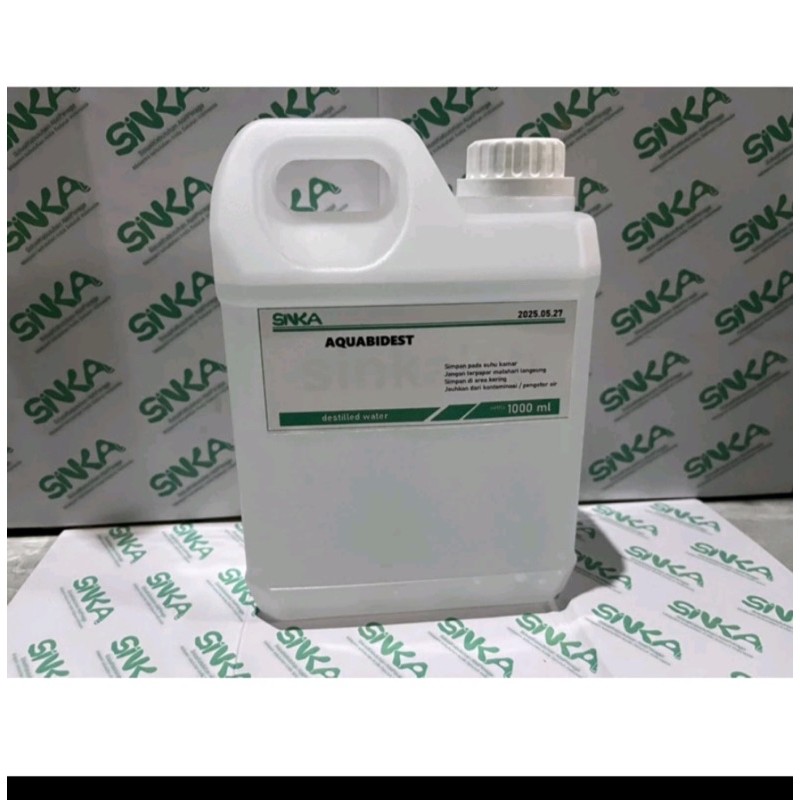 AQUABIDEST 1000ml destilasi water air murni