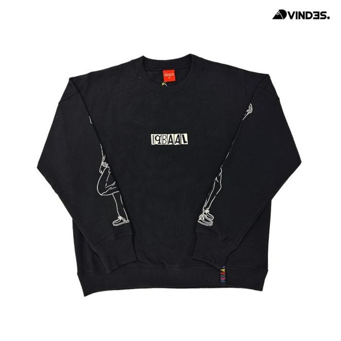 Vindes Store - Sweter - IQBAAL S2 - Profil Iqbaal Crewneck Light Black