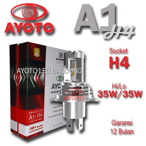 Lampu Utama Lampu Depan Headlamp Mobil Led Ayoto A1 H4