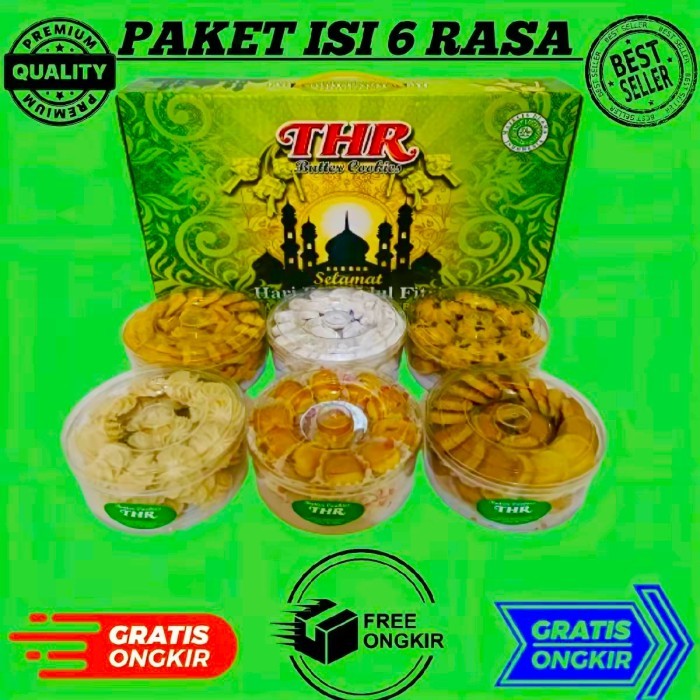 

New! PAKET KUE KERING LEBARAN PARCEL PUTRI SALJU NASTAR KACANG ENAK THR - THR Idul Fitri