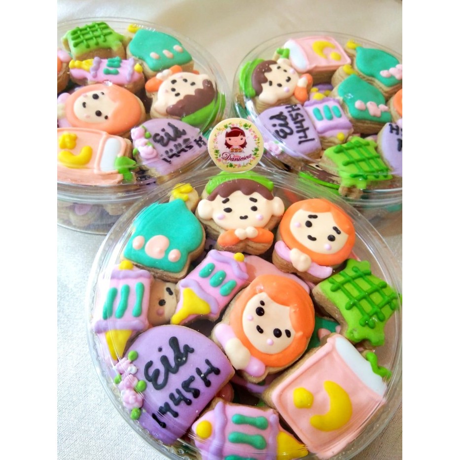 

New! Cookies Kue Kering Karakter Lebaran lucu unik enak Halal ds bgr Idul Fitri