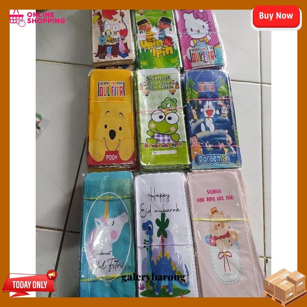 

Amplop Thr Besar/7*17Cm. Isi 10L/2025 Siap Kirim