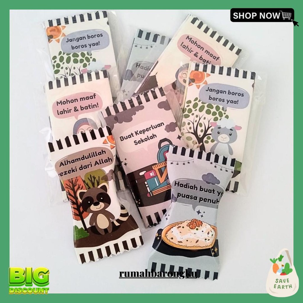 

Amplop Lebaran Idul Fitri Bentuk Permen | 10 Pcs Cod