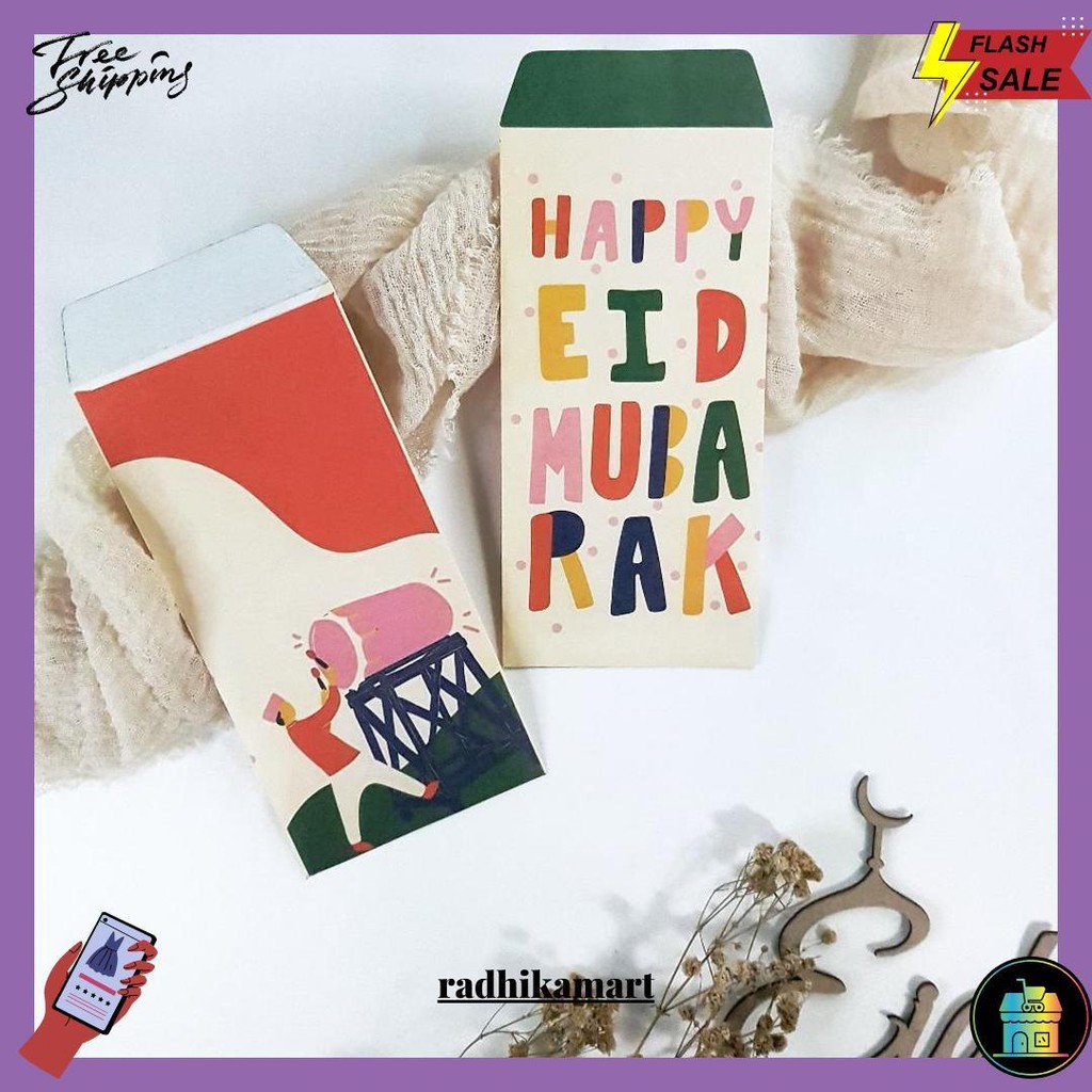 

[Paket 30 Pcs] Amplop Lebaran Aestehtic / Angpau Lebaran / Amplop Lebaran Besar Gratis Ongkir