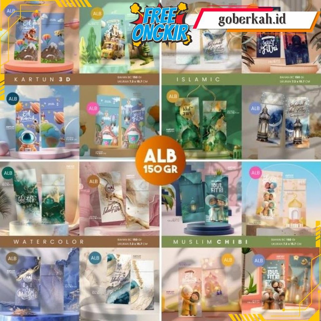 

Amplop Lebaran Premium | Amplop Lebaran Aster 150Gsm | Isi 100Pcs 4Motif (Sesuai Tema) | Amplop Lebaran Kekinian Cod