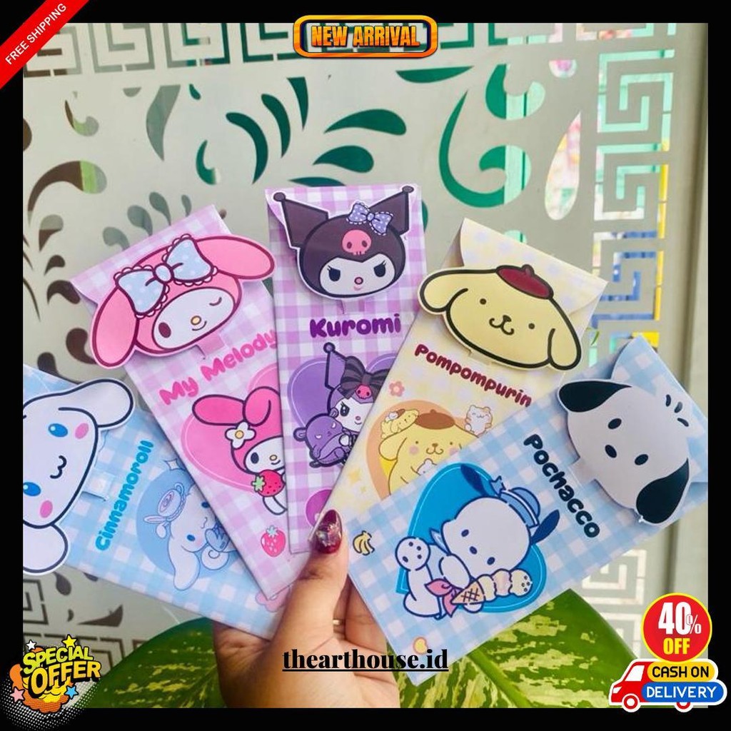 

Amplop Jumbo Karakter Sanrio & Labubu - Amplop Lebaran Amplop Natal Amplop Imlek 2025 Termurah Banget
