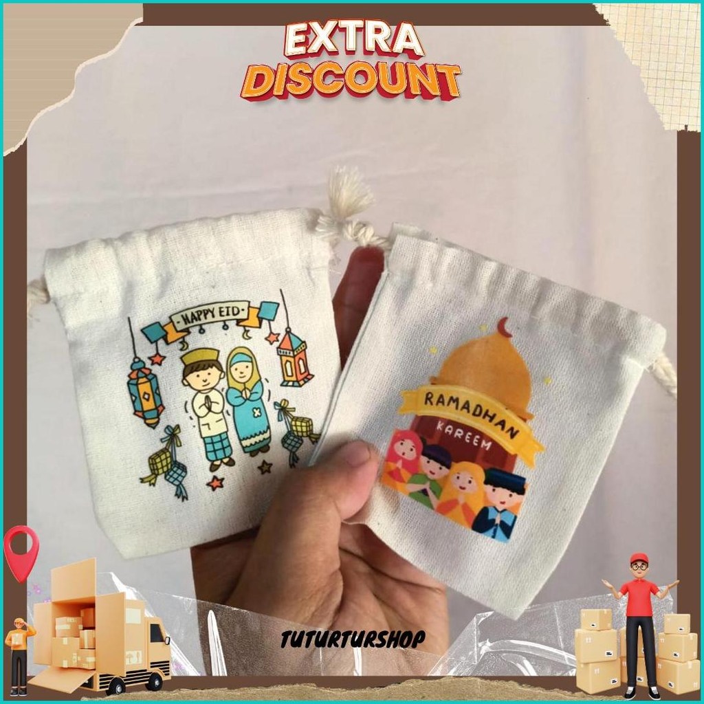 

New Ready Stock 1Pack Isi 10Pcs Amplop Lebaran 2025 / Amplop Lucu Pouch Serut Lebaran Terbaru 2025 Isi 10 Bahan Blacu Termurah Banget