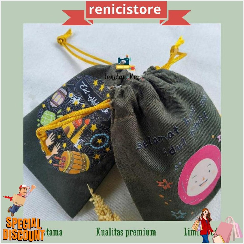 

Pouch Lebaran Premium Ukuran 9X11 Cm American Drill / Kantong Lebaran / Angpao Lebaran / Amplop Lebaran Unik Pouch Ramadhan Packaging Lucu Gratis Ongkir