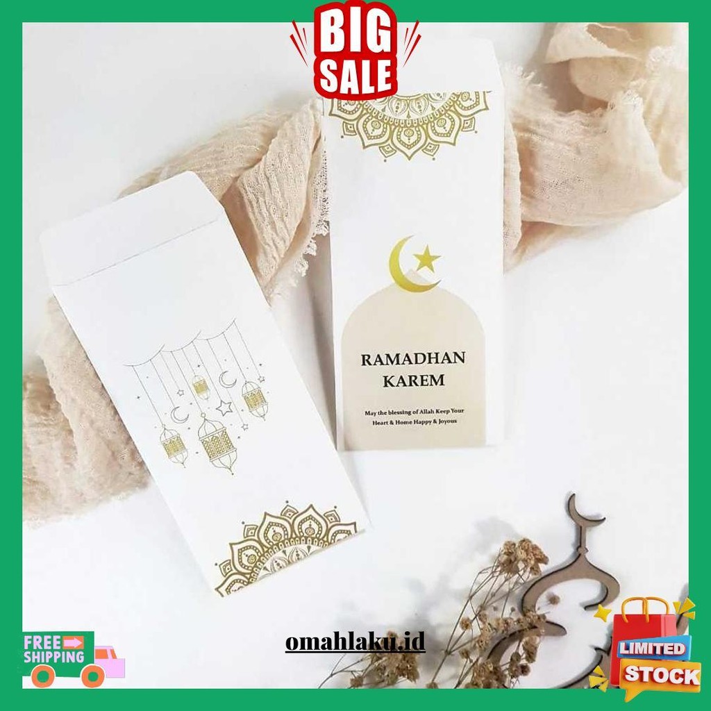 

Amplop Lebaran Angpao Ukuran Besar Bahan Tebal Isi 10 Lembar Gratis Ongkir