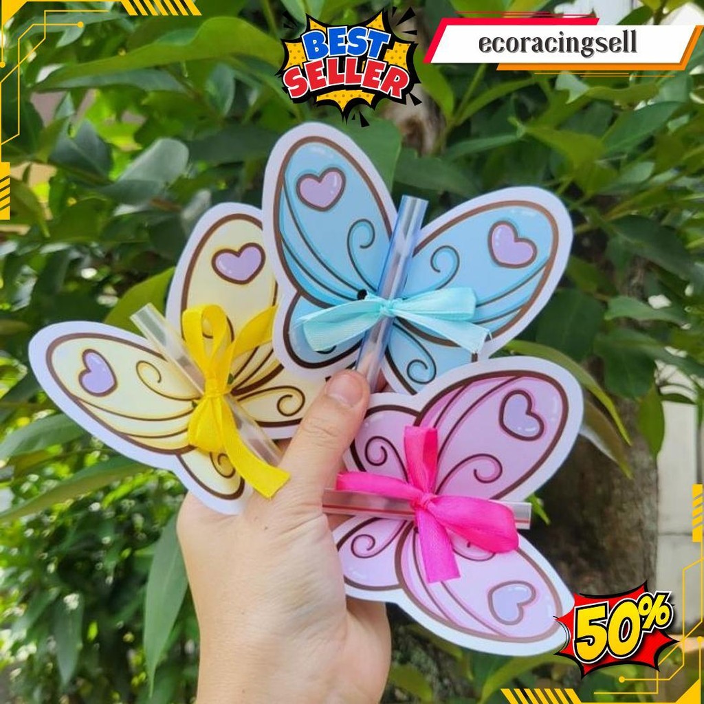 

Amplop Sedotan Kupu-Kupu / Angpau Kupu-Kupu Original Produk