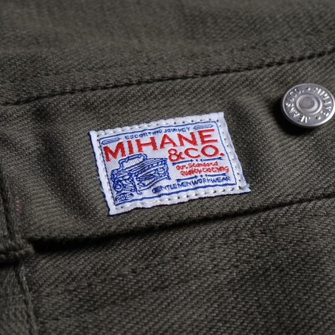 Grosir Jaket Jeans Selvedge Pria Mihane Jeans - Green Hornet 17Oz Unsanforize