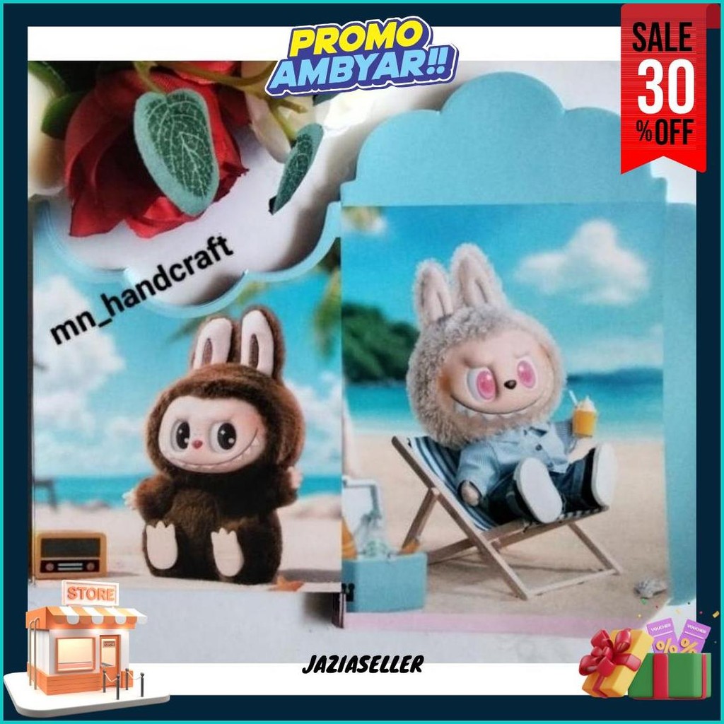 

(100 Lembar) Belum Di Lem, Amplop Lebaran Medium Motif Labubu Gratis Ongkir