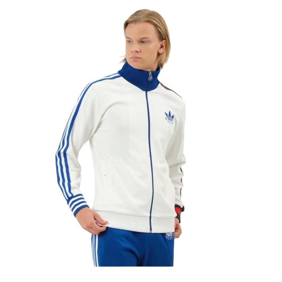 Promo Guc - Adidas New Model Tracksuit White Color Unisex Jacket