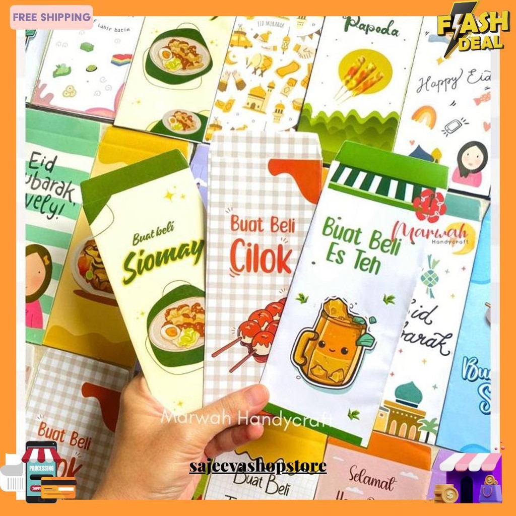 

Amplop Lebaran Motif Karakter Ukuran Besar Bahan Art Paper 120 Gsm Tebal Premium Amplop Idul Fitri Angpau Lebaran Original Produk