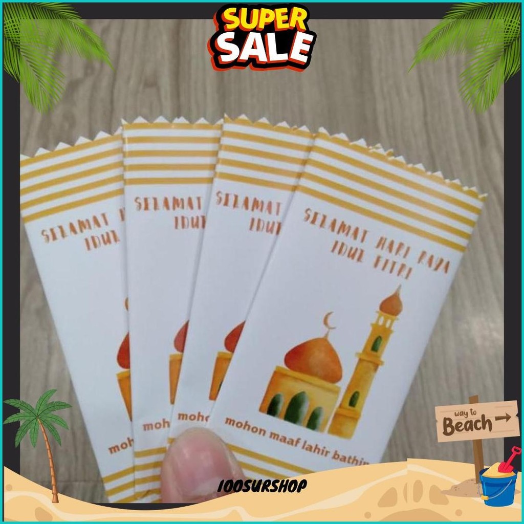 

10 Pcs Amplop Lebaran Model Permen Cod