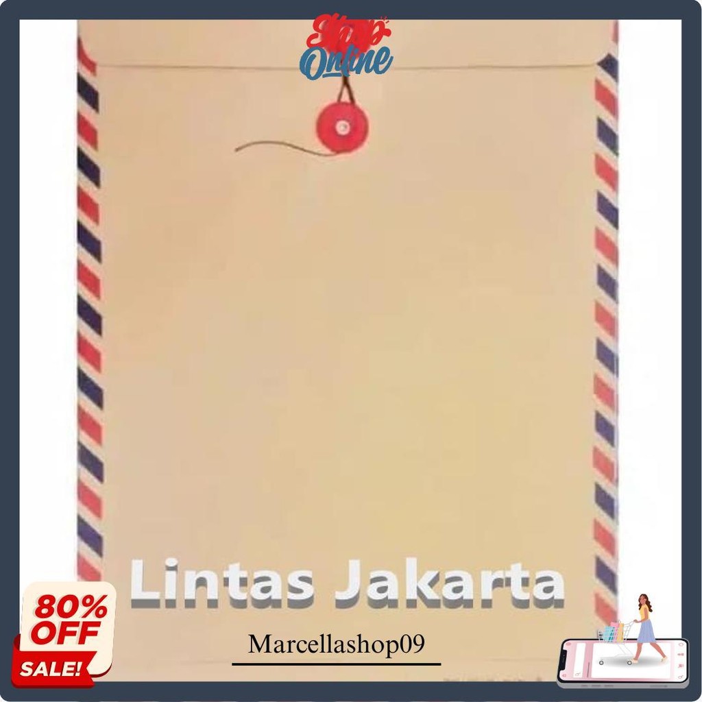 

Amplop Coklat Tali 310 Ukuran Folio ( Isi 50 Lembar ) Siap Kirim
