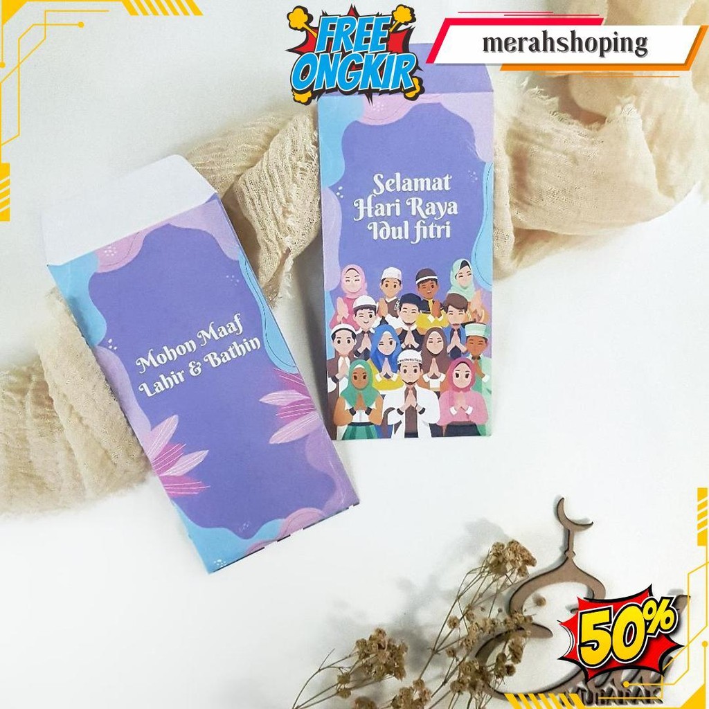 

[Paket 30 Pcs] Amplop Lebaran Aestehtic / Angpau Lebaran / Amplop Lebaran Besar Gratis Ongkir