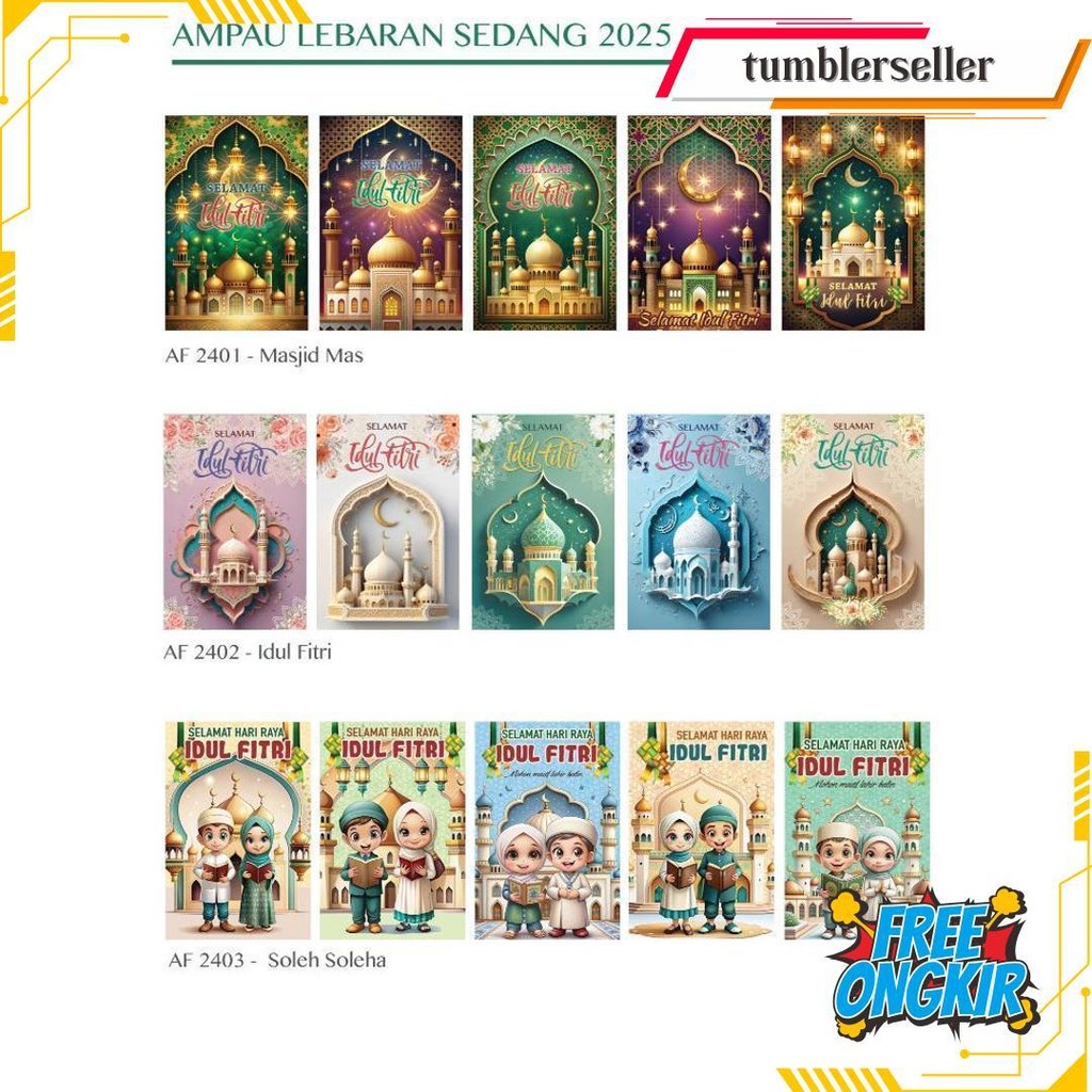 

Angpao / Amplop Lebaran Idul Fitri Sedang Medium Isi 8 Lembar Gratis Ongkir