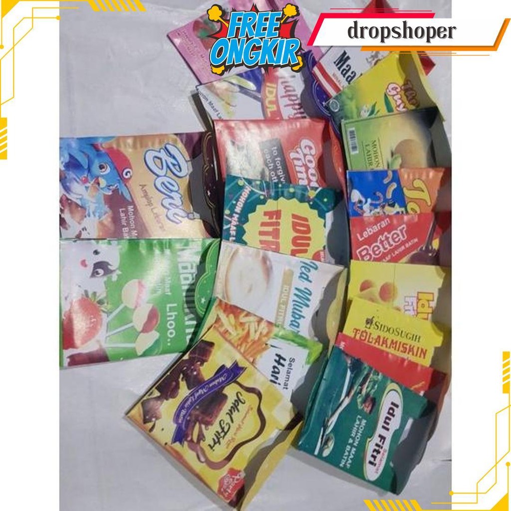 

Amplop Lebaran Snack Jajan Unik Isi 10 Amplop || Amplop Lebaran Unik Terbaru || Amplop Lebaran Siap Kirim