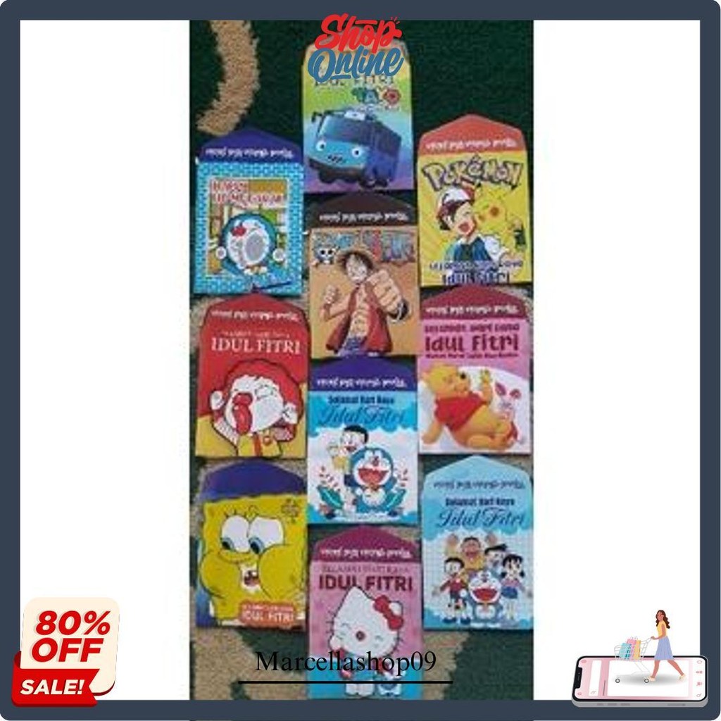 

10 Pack Isi 100 Amplop Lebaran Madium Siap Pakai Termurah Banget