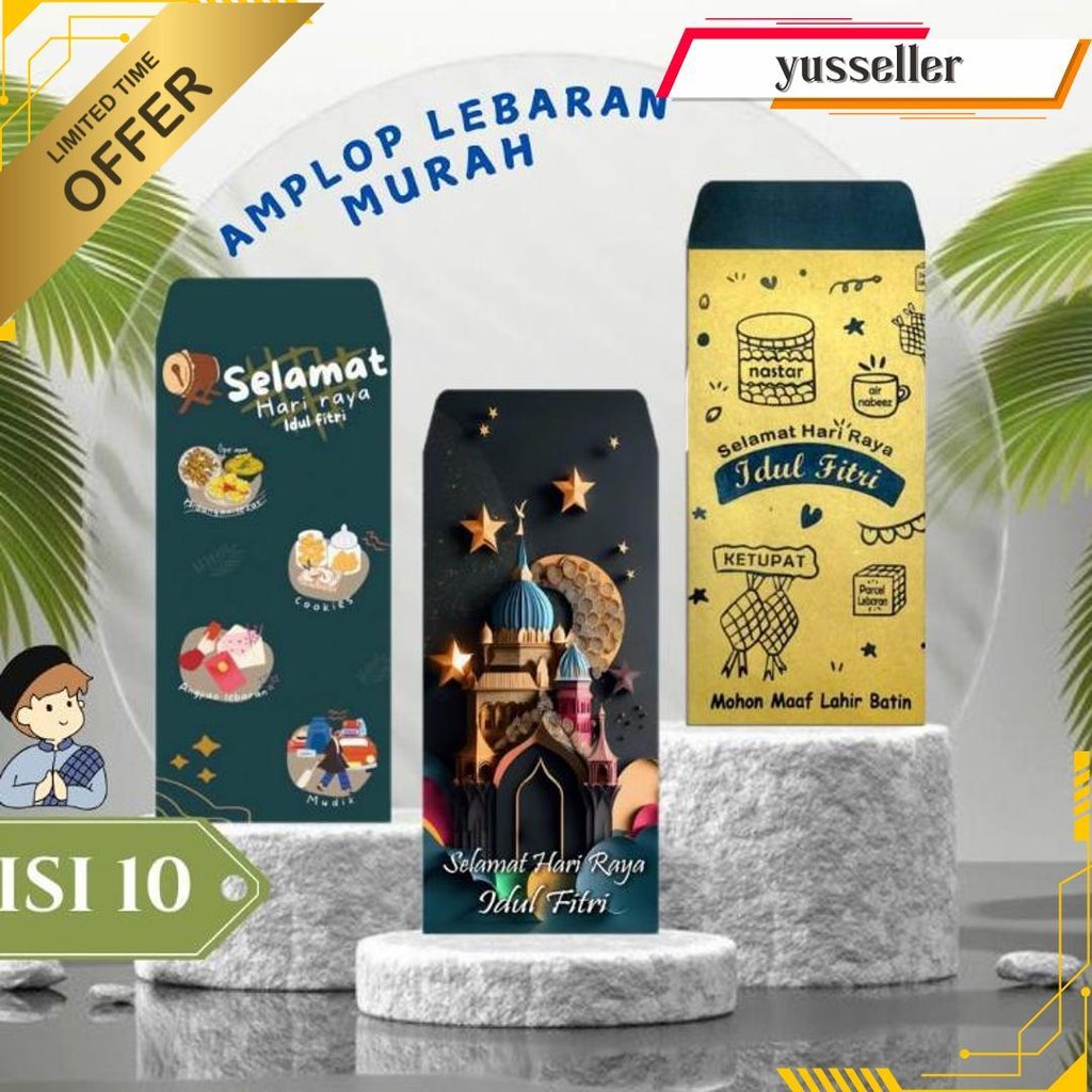 

( Isi 10 Pcs ) Amplop Lebaran Idul Fitri 2025 Murah Unik, Amplop Lebaran Labubu Karakter Unik Bisa Cod