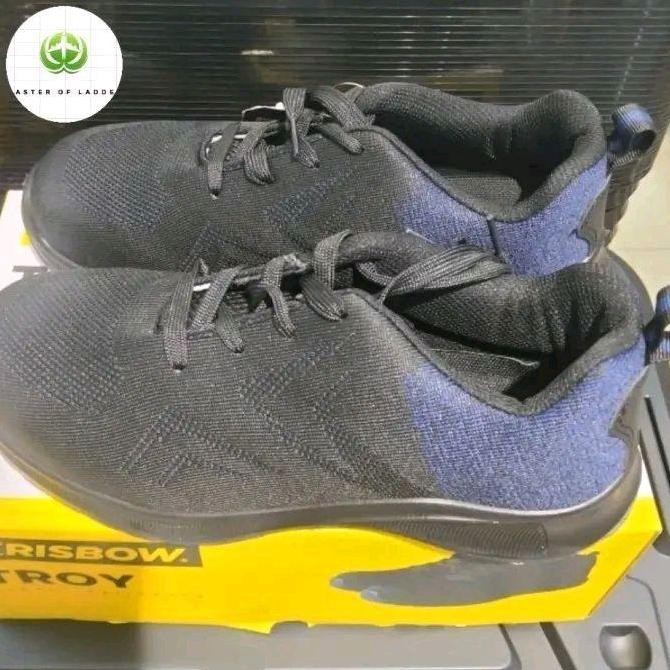 BEBAS ONGKIR - KRISBOW Sepatu Safety shoes Auxo  TroySporty Sepatu Proyek Blue Biru