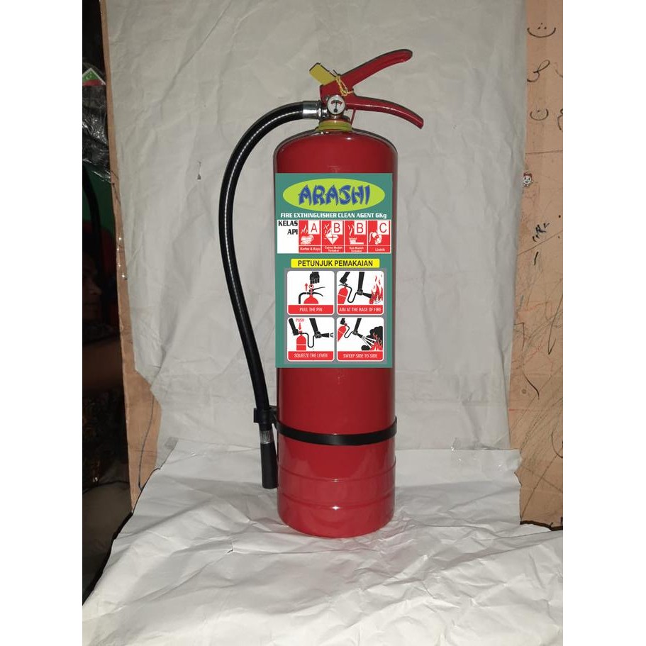 BEBAS ONGKIR - apar 6 kg liquid gas / gas cair/ clean agent / non halon af11