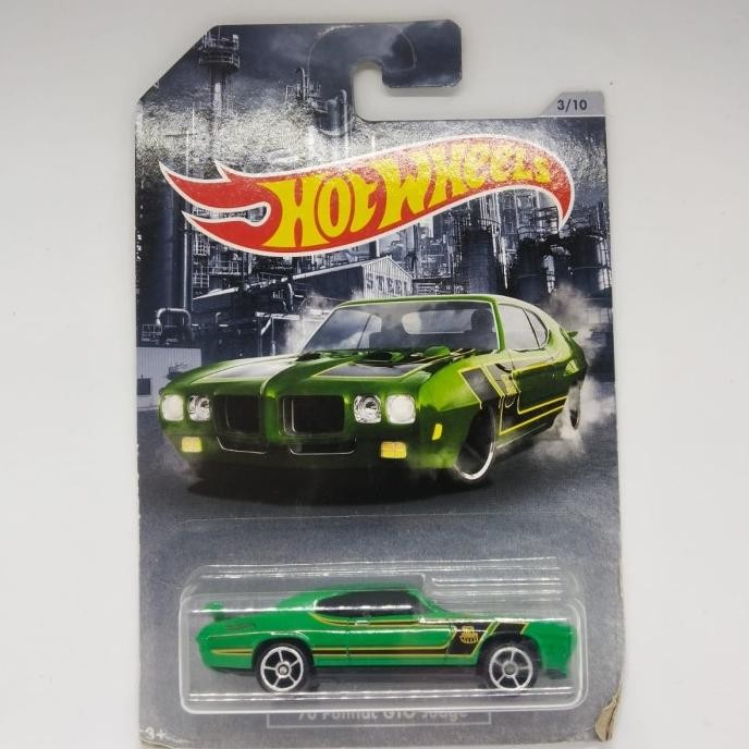 HOT WHEELS HOTWHEELS 70 PONTIAC GTO JUDGE AMERICAN STEELS HIJAU GREEN