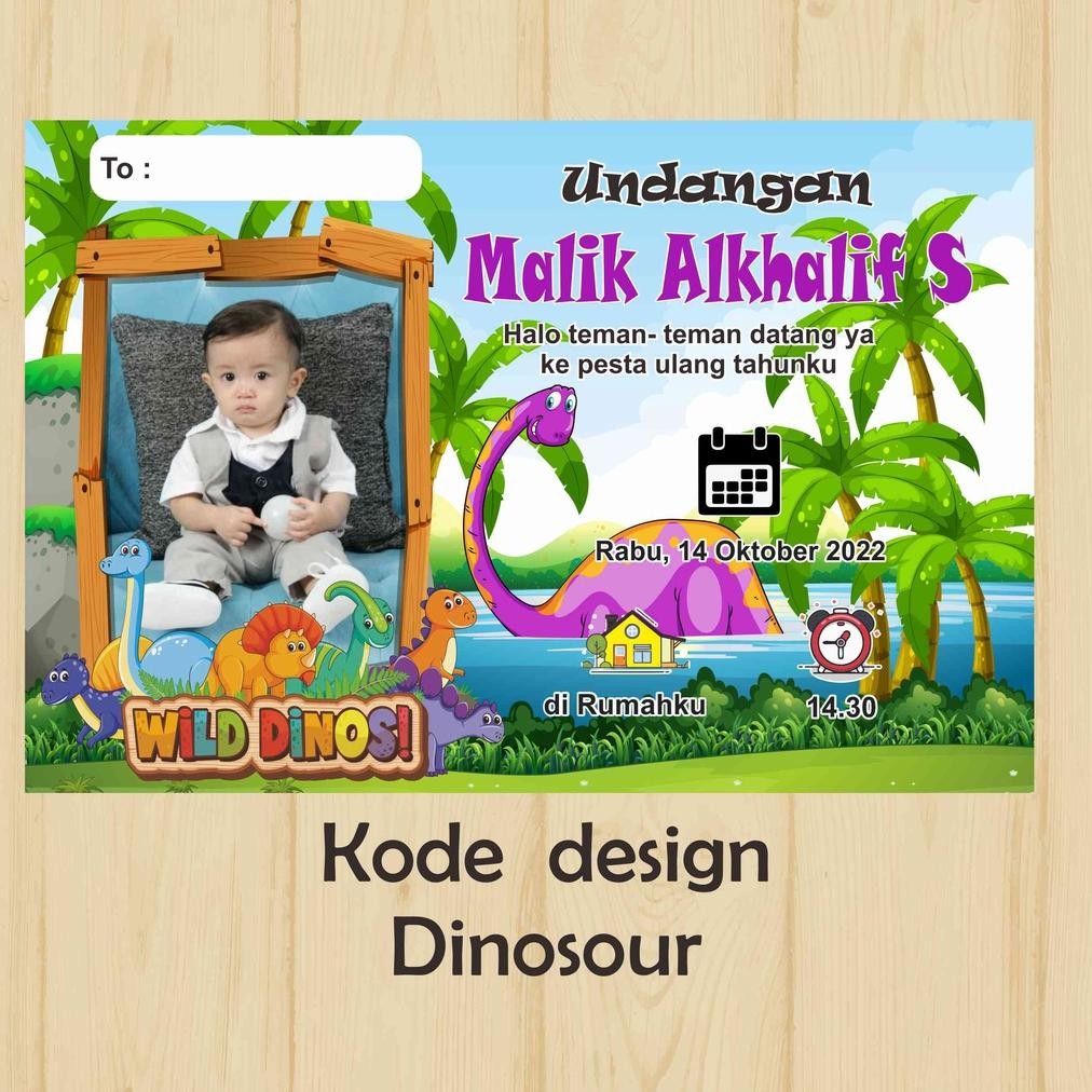 Kartu Undangan Ulang Tahun Anak Costum Foto Murah Undangan Ulang Tahun Anak Murah Undangan Ulang Tah