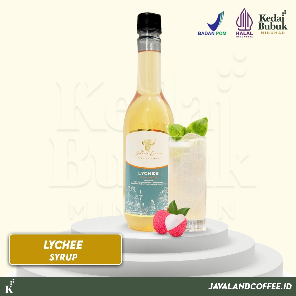 

Javaland Syrup / Sirup Rasa Lychee / Leci 620ml - Premium | Sirup Campuran Minuman | Syrup