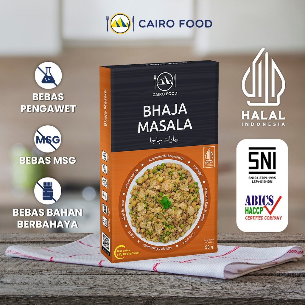 

Bumbu Bhaja Masala Non MSG - Cairo Food