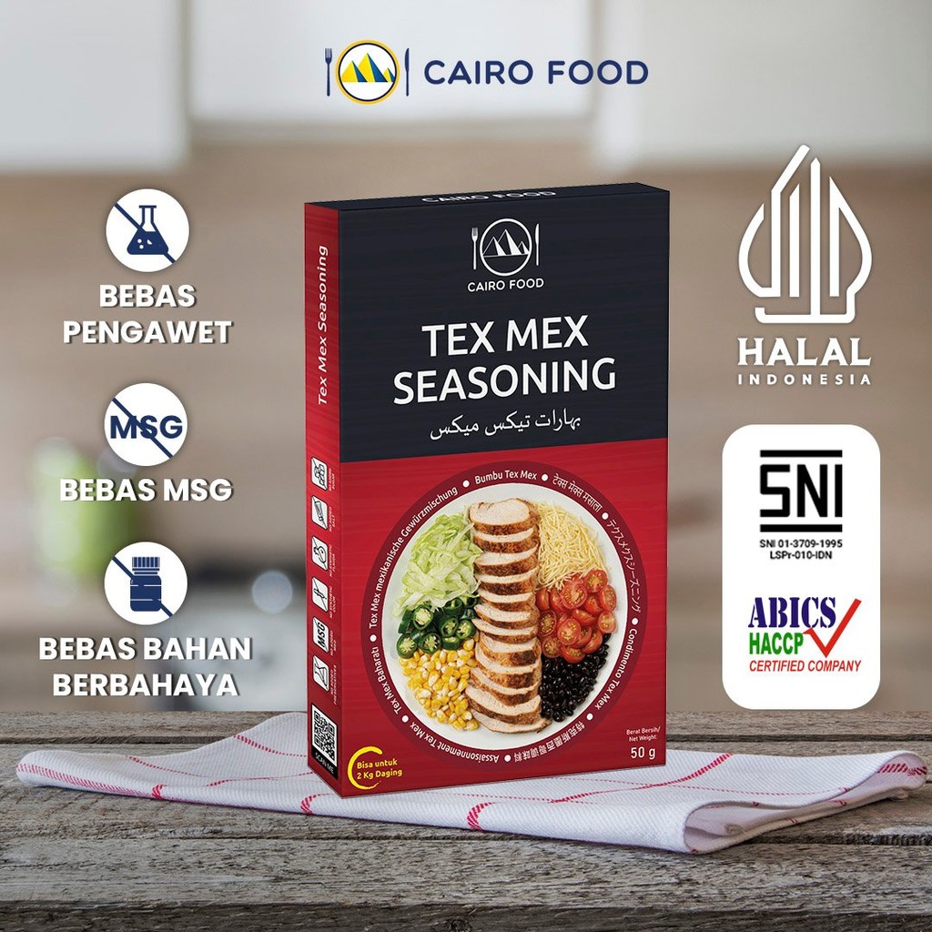 

Bumbu Tex Mex Non MSG - Cairo Food