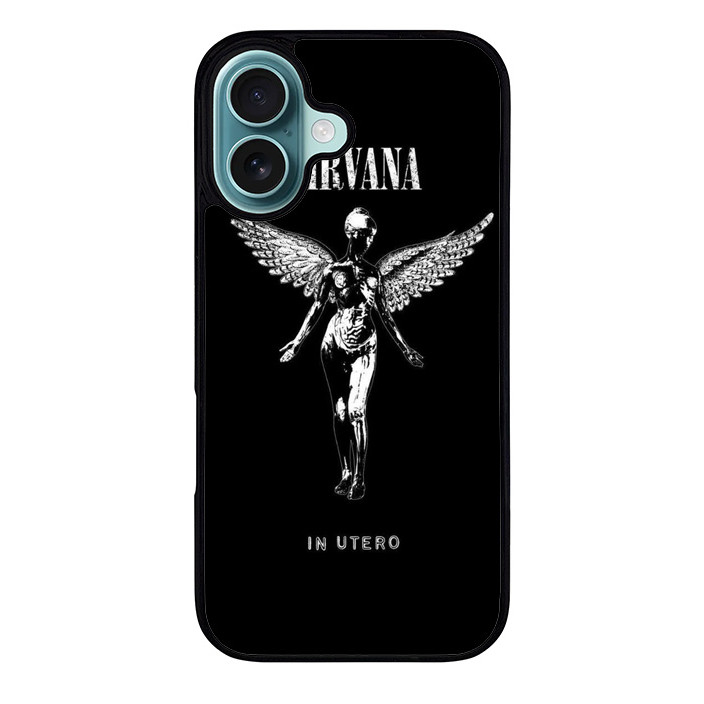 Case Casing iPhone 16 15 14 13 12 11 Pro Max Plus Mini Nirvana In Utero NA00053