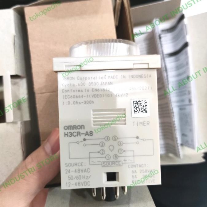 OMRON H3CR-A8 24VDC TIMER OMRON H3CR A8 8 PIN 24V ORIGINAL