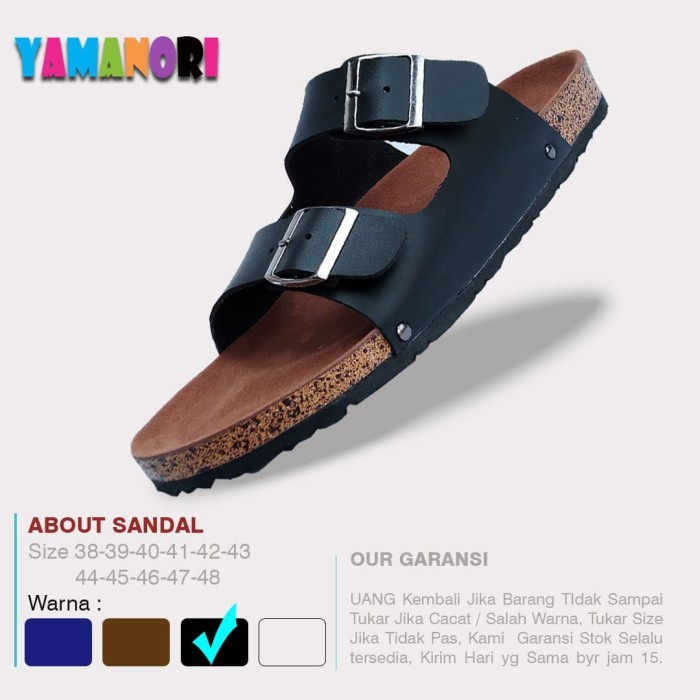 Sandal Pria Big Size Sendal Cowok Casual Jumbo Gesper Selop G2H